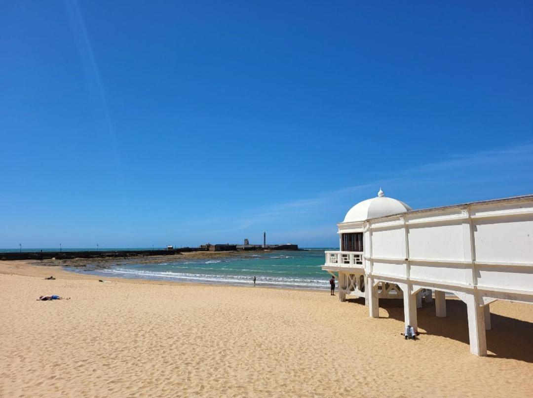 Cadiz Playa La Caleta Terraza Con Barbacoa公寓 外观 照片